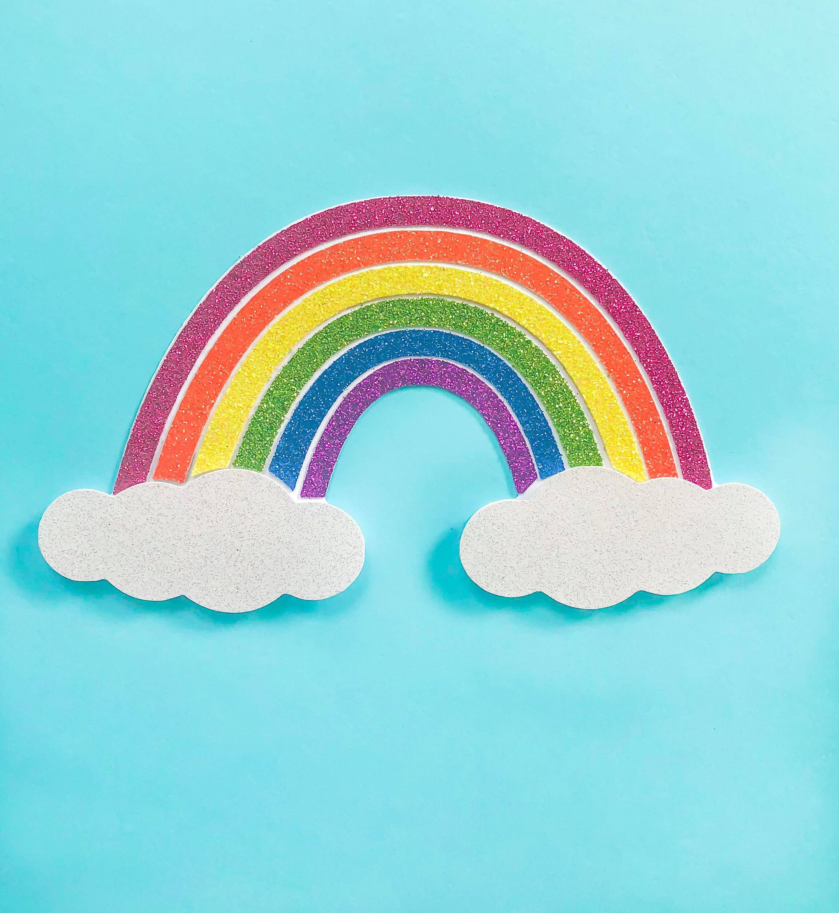 Rainbow Cake Topper Rainbow Party Decorations Rainbows and Etsy Australia
