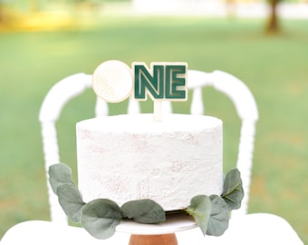 Golf Cake Topper - Hole in One Cake Topper - Hole in One First Birthday - Golf First Birthday - Golf Fourth Birthday - FORE Birthday Party