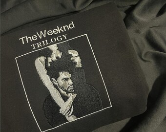 The Weeknd Embroidered Sweatshirt Hoodie, After Hours hoodie, The Weeknd Fan Merch