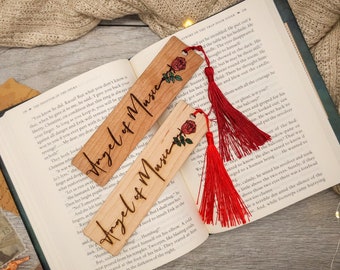 Hand-Painted Phantom of the Opera Bookmark: Gothic Dark Academia Gift