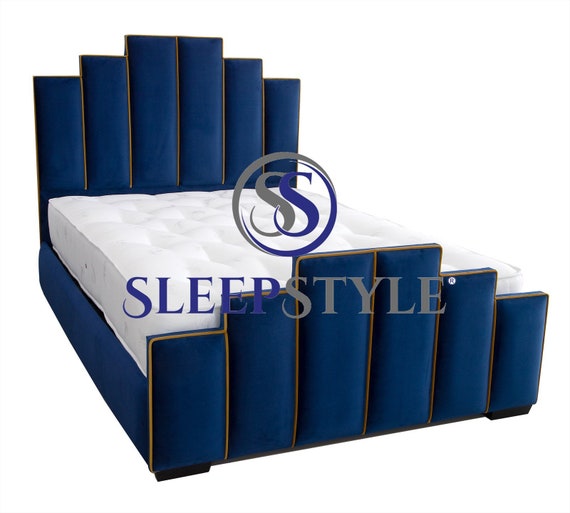 6FT Superking Tower Art Deco Bed Frame Etsy Canada