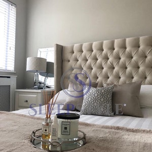 Winged Chesterfield Bed Frame - Etsy UK