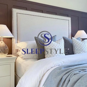 Regent Upholstered Headboard Available In Various Sizes & Fabrics