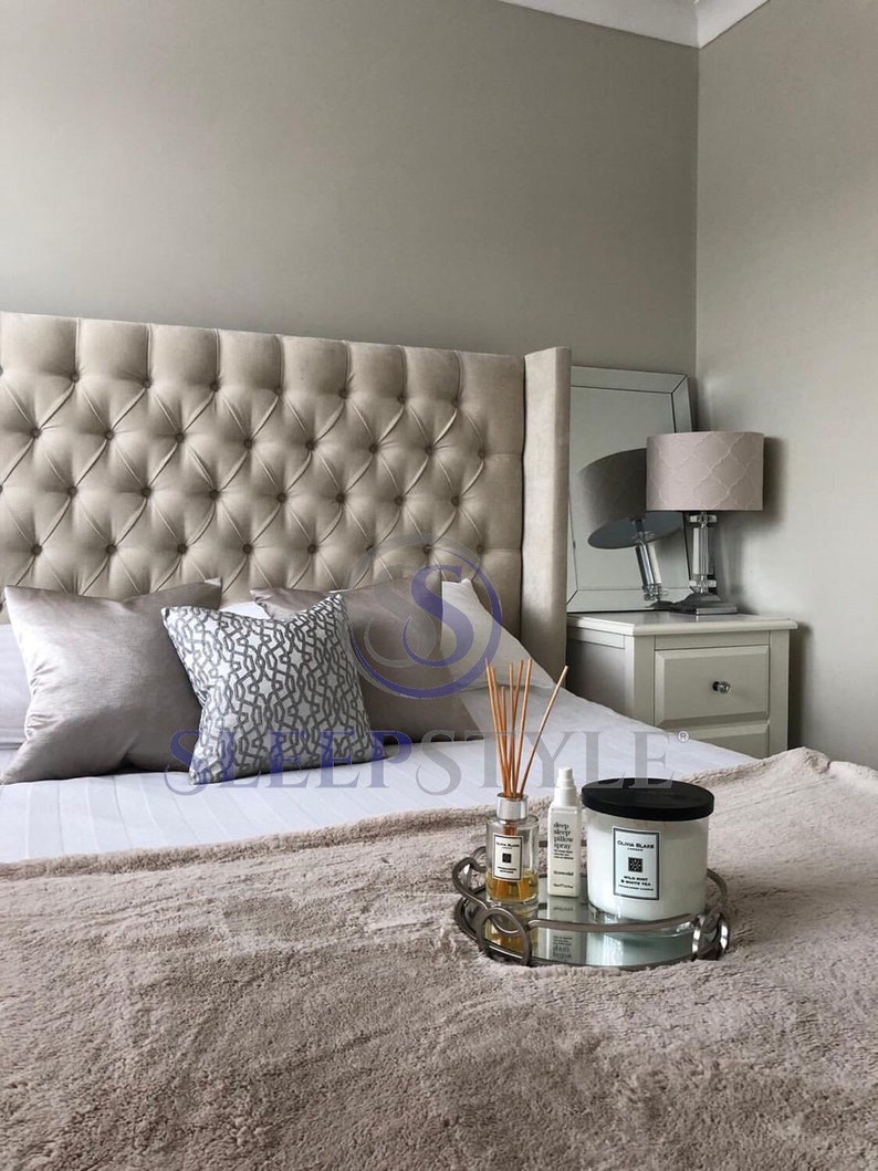 Winged Chesterfield Bed Frame - Etsy UK