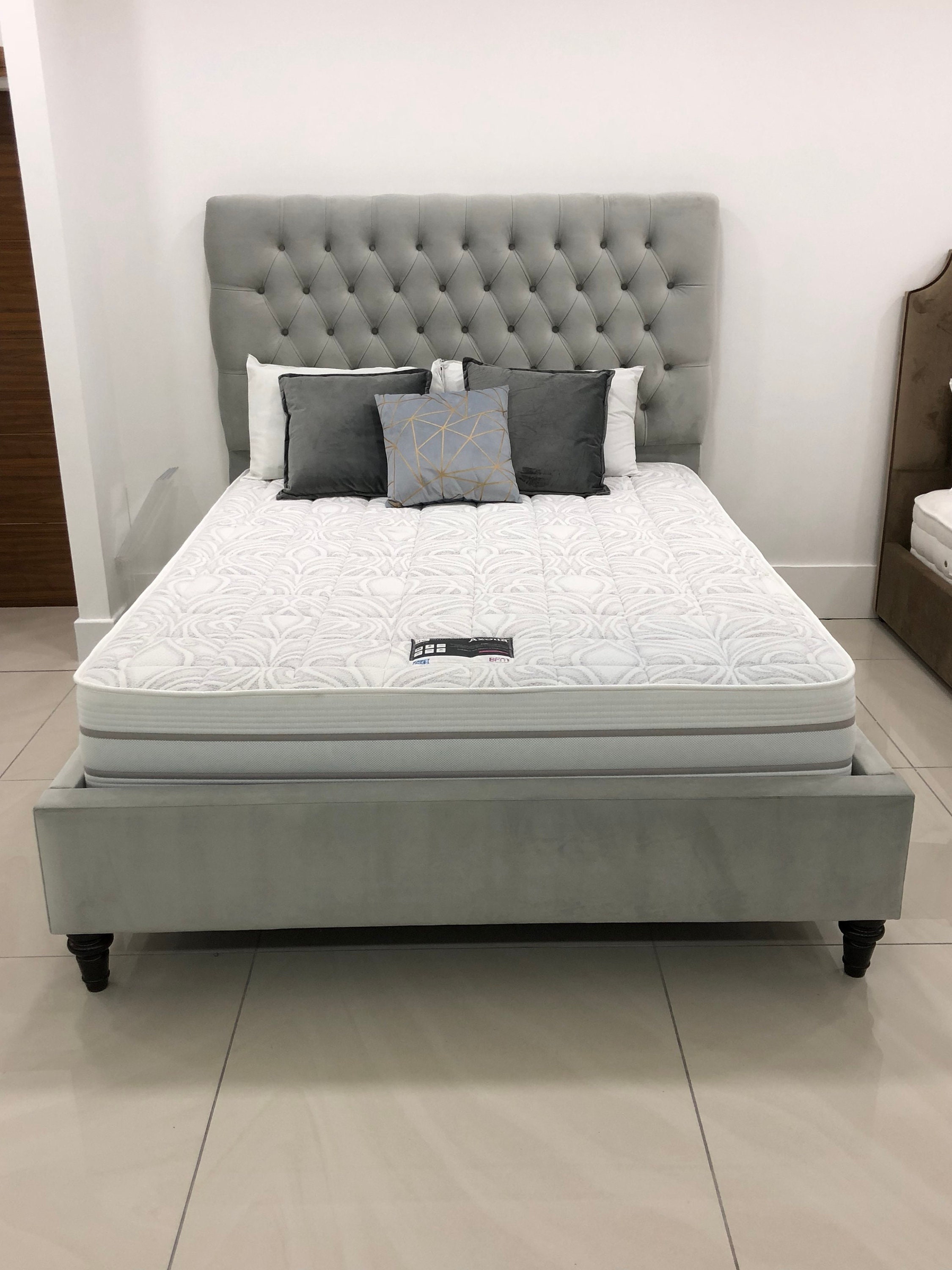 NEW Grandeur Chesterfield Bed Frame Etsy Ireland