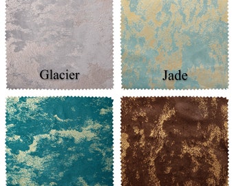 Fantasy Luxury Velvet Fabrics - Cut Length Upholstery Fabrics, Cut Metres
