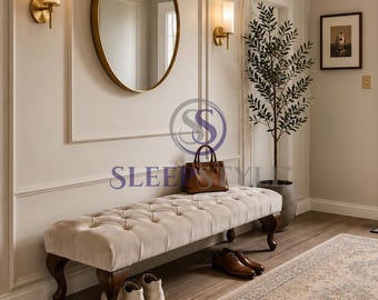 Chesterfield Bench - Seat - Footstool - Available In Various Colors & Fabrics