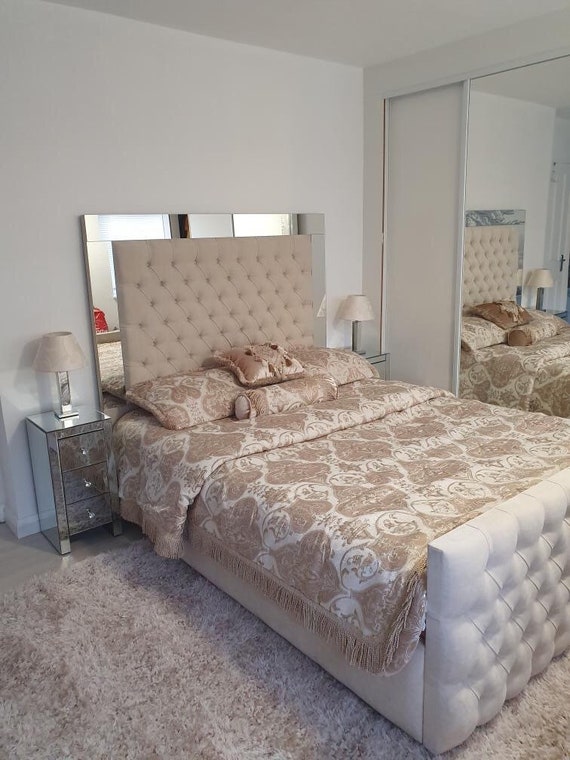 Mirror bed frame deals