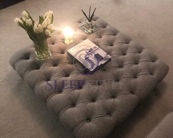 Coffee Table Pouffe Ottoman
