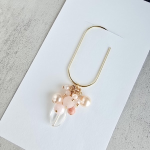 Paperclip Charms|Planner Bookmarks|Accessories for Planners| Wide Paperclips|Glass Bead Charms| Bead Charms| Stone Beads