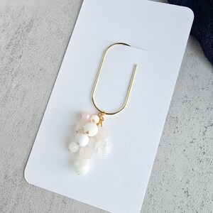 Paperclip Charms|Planner Bookmarks|Accessories for Planners| Wide Paperclips|Glass Bead Charms| Bead Charms| Stone Beads