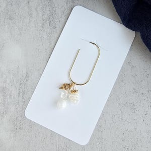 Paperclip Charms|Planner Bookmarks|Accessories for Planners| Wide Paperclips|Glass Bead Charms| Bead Charms