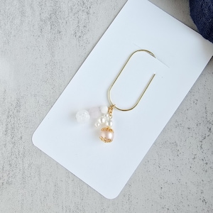 Paperclip Charms|Planner Bookmarks|Accessories for Planners| Wide Paperclips|Glass Bead Charms| Bead Charms| Stone Beads