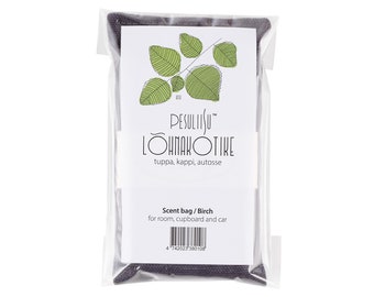 Sachet parfumé à l'huile essentielle de bouleau. Lõhnakotike kase eeterliku õliga. Cadeau.