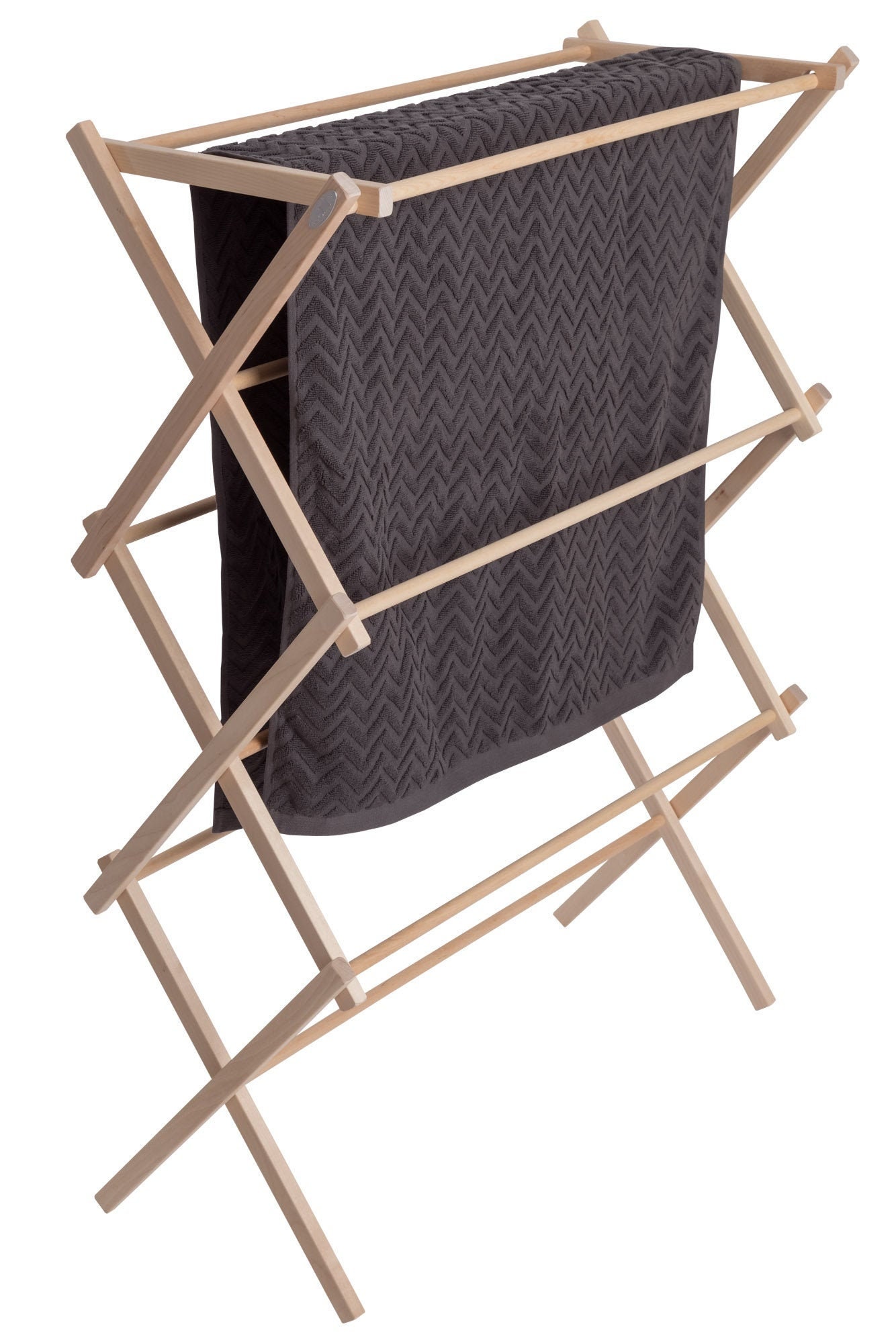 Straame 5-Bar Radiator Airer – Small White Folding Clothes Drying Rack, 33cm, Portable, 3-Pack