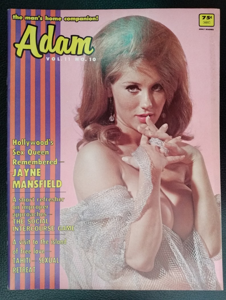 ADAM Vol.11 10 1967 Magazine Candy Earle Jayne Mansfield Etsy