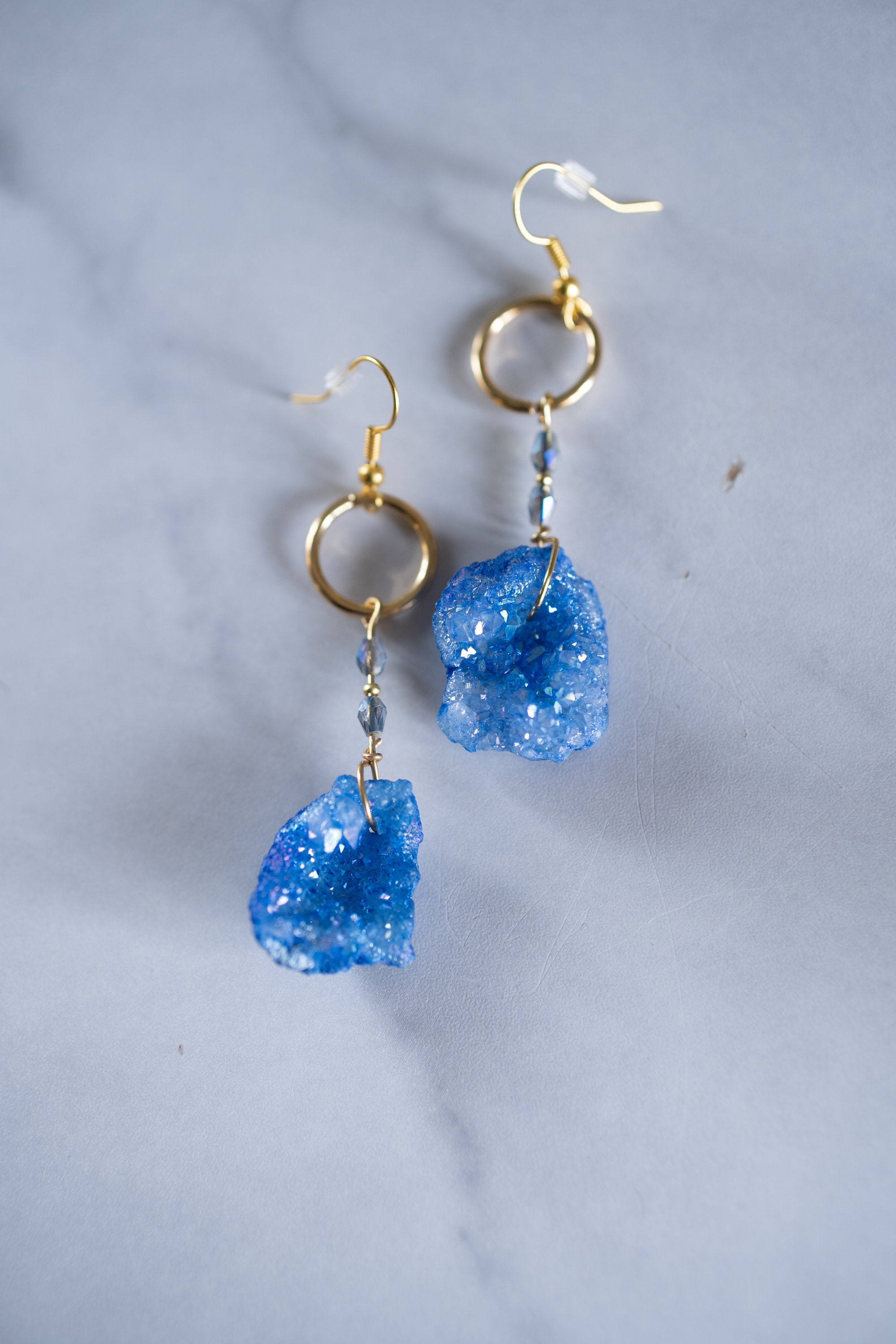 angel aura quartz earrings angel aura quartz earrings