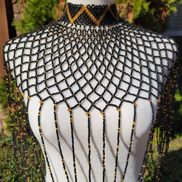 Black & Gold Body Necklace