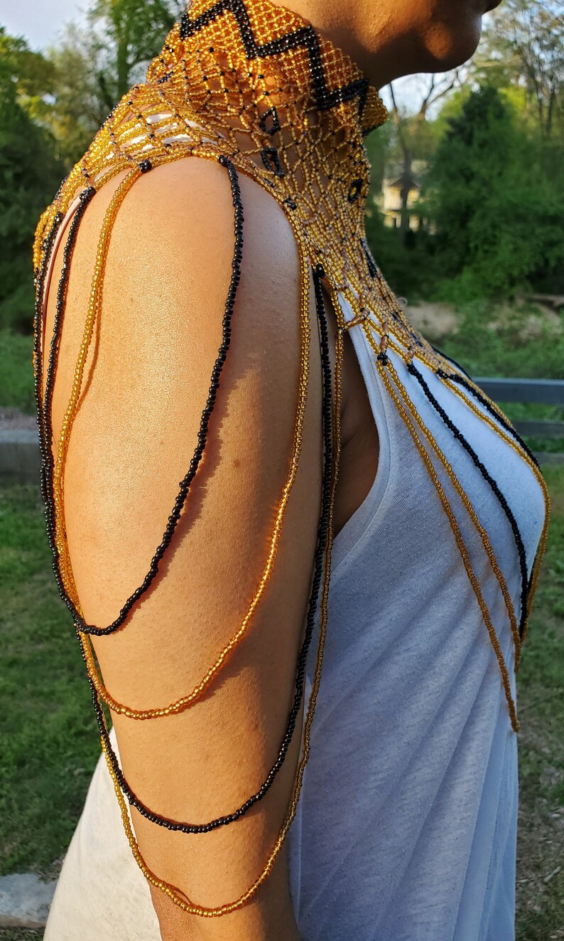 Gold /& Black Body Necklace