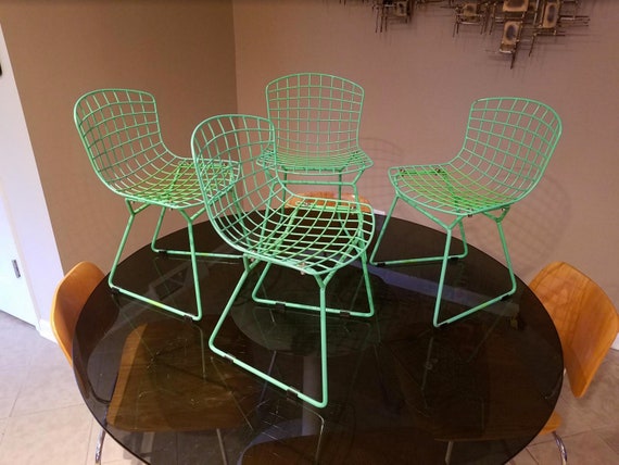 Harry Bertoia For Knoll Children S Wire Chairs Set Of Etsy