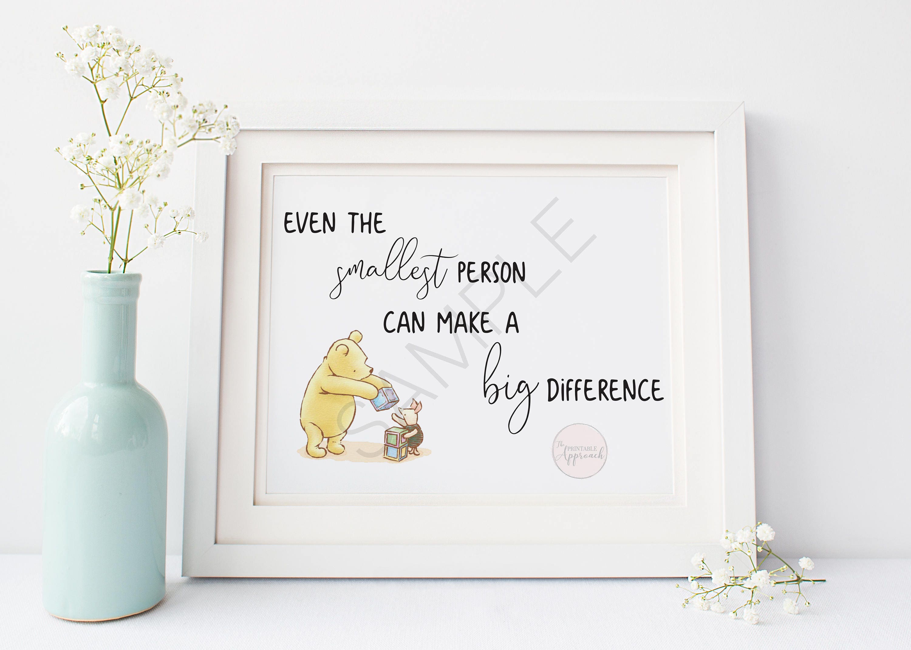 Even the Smallest Person Can Make Big Difference Landscape Etsy