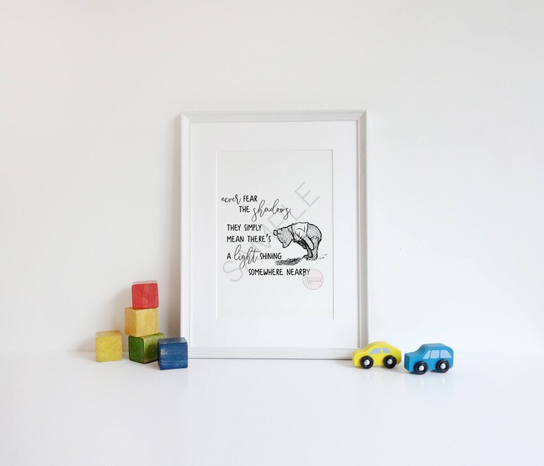 Instant Collection 3 Classic Winnie The Pooh Quote Prints Nursery Decor Kids Room Decor Art Classic Storybook Printable Art Download image 5