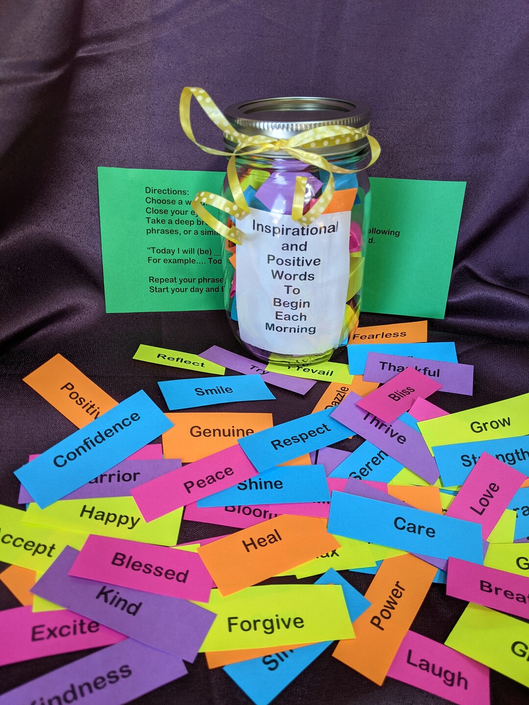 Joy Jar Encouragement Jar Power of Positivity. Inspiring Etsy