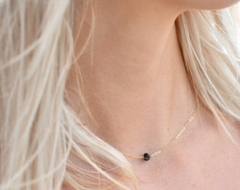 Obsidian Necklace • Stones for Truth, Protection, Stress and Tension Relief • Choose Your Own Length & Finish • Handmade Jewelry for Women
