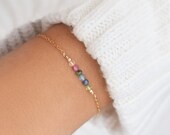 Family Birthstone Bracelet - Design Your Own Personalized Jewelry Mother 39 s Day Gift