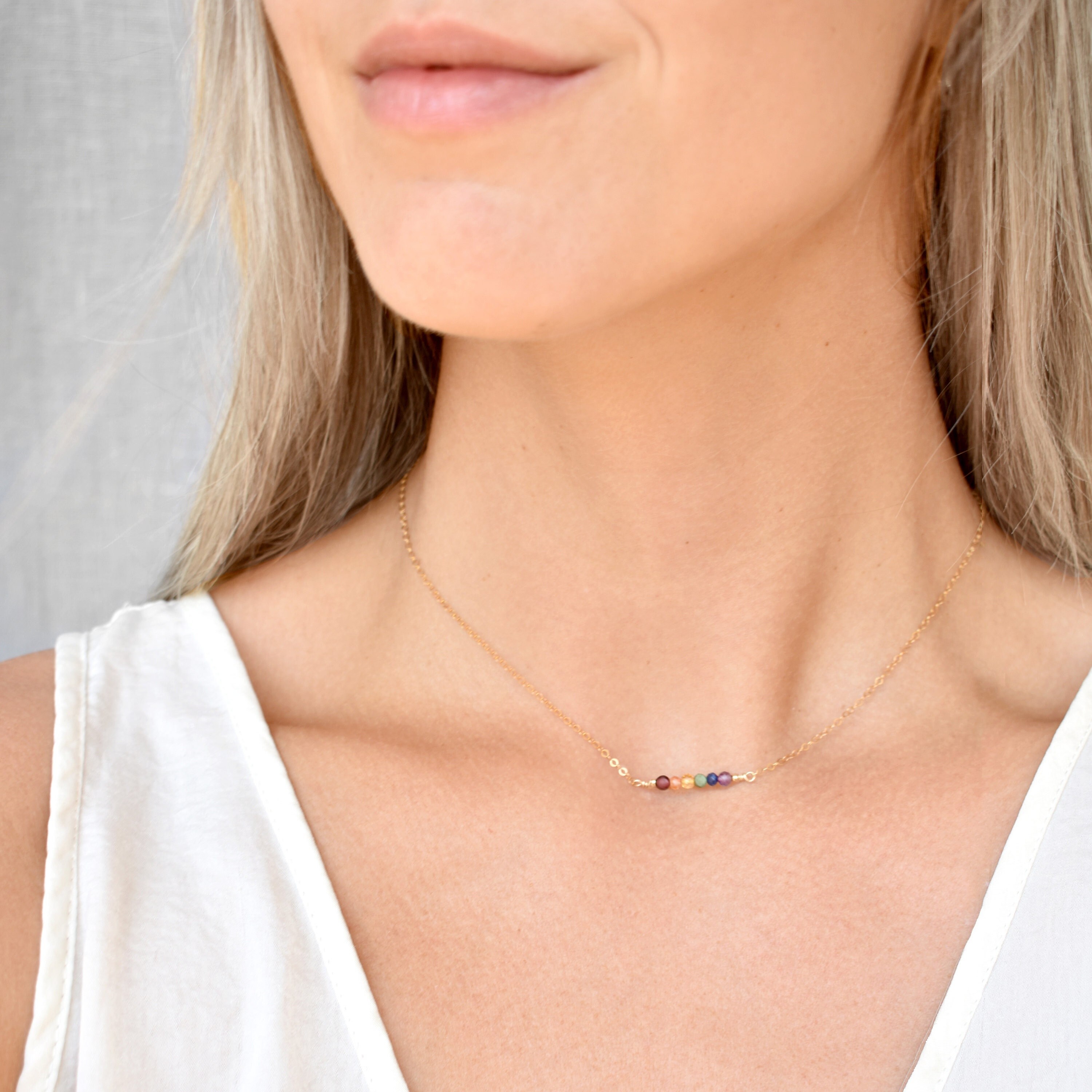 Dainty Pride Necklace • LGBTQIA+ Jewelry • Gay Pride Necklace • Rainbow Jewelry • Minimalist, Dainty and Elegant • Coming Out Gift
