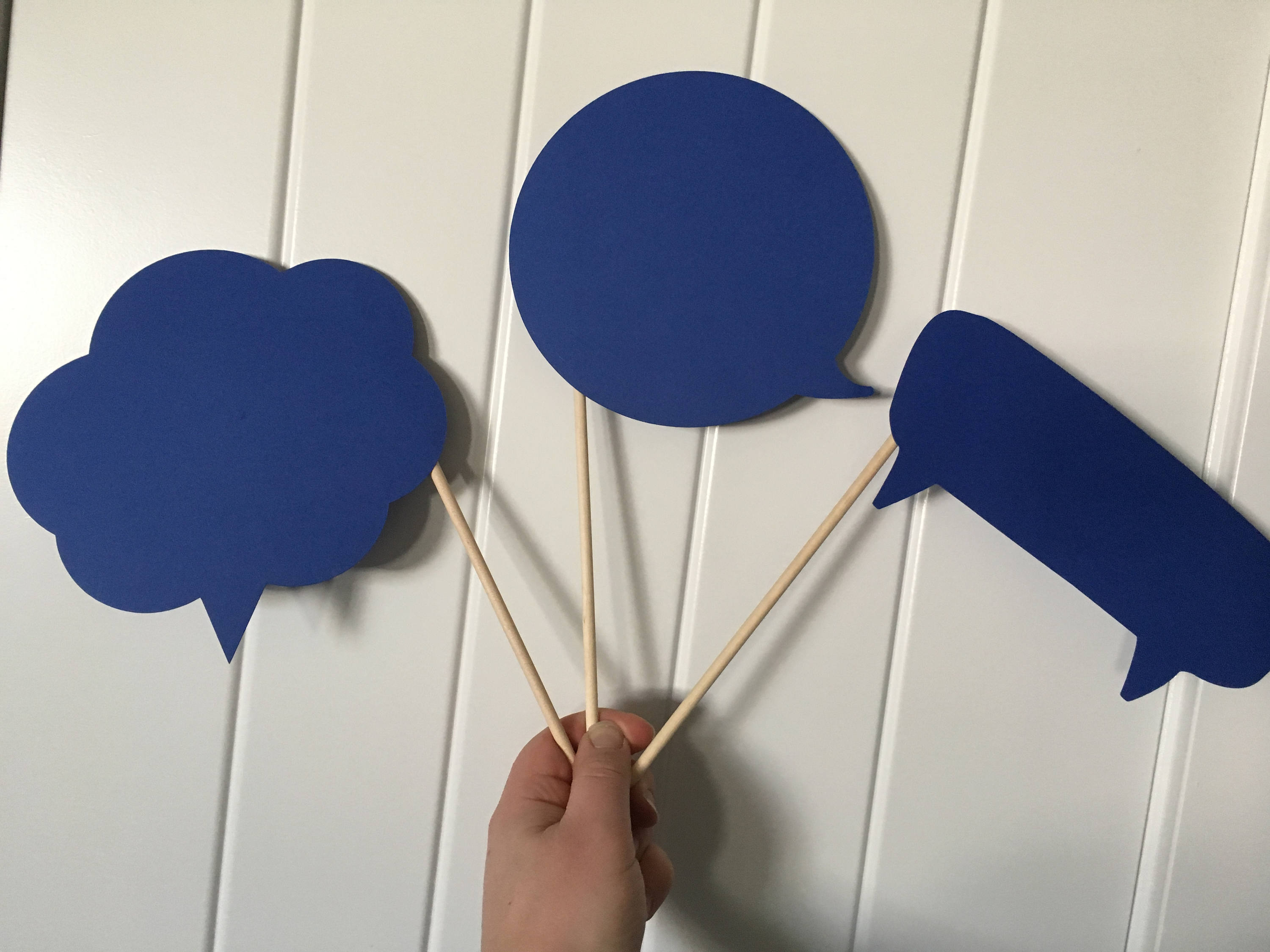 Blank Chalkboard Photo Booth Props Etsy