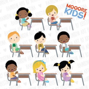 50%OFF MEGA COLLECTION All in One School Children Clip Art - Etsy Canada