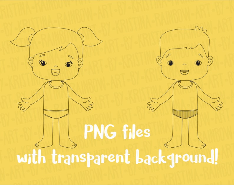 Boy and Girl Body Parts Clip Art,visual Scheme Illustration,human