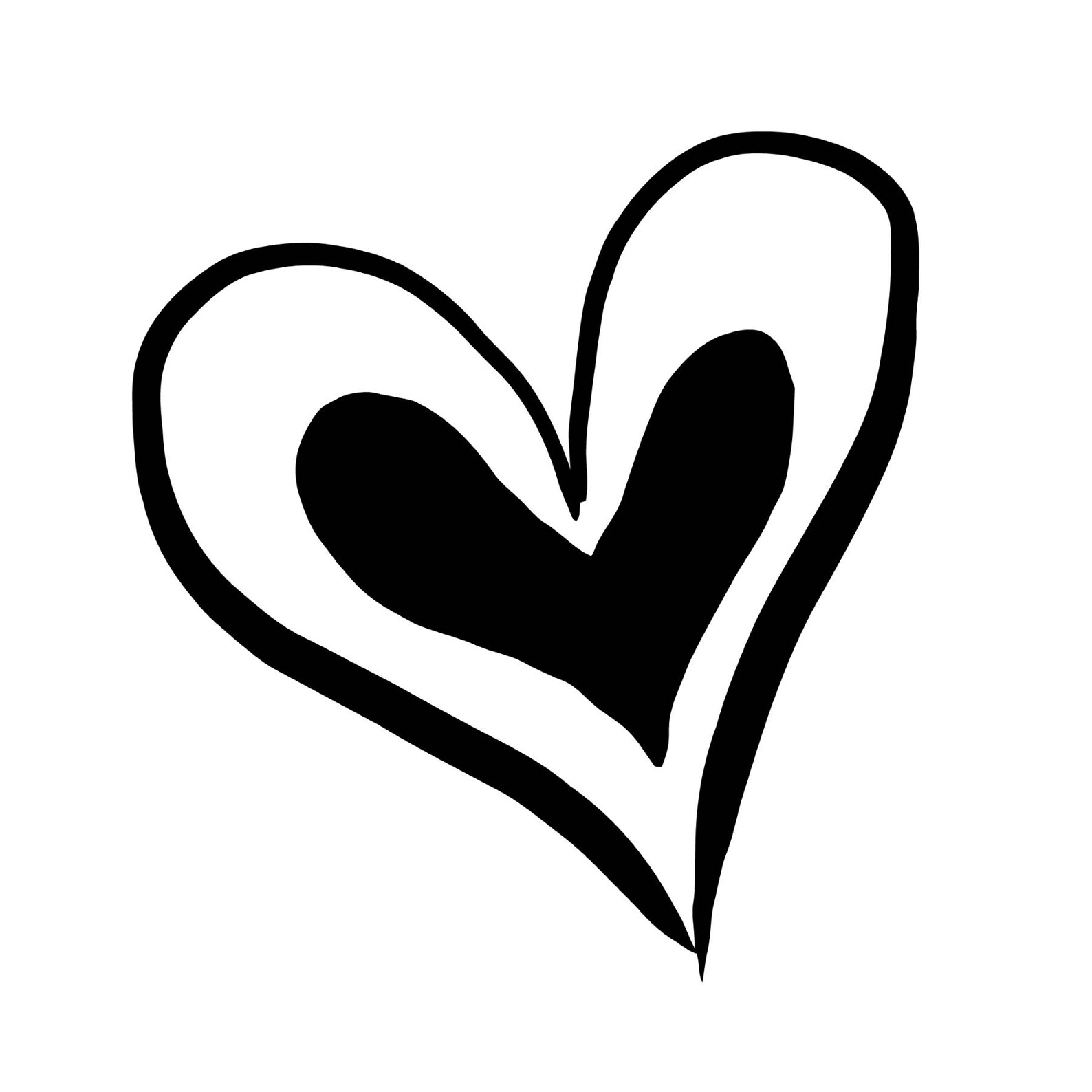 Digital Stamps Heart Stamps Digi Stamps Hearts Commercial Etsy