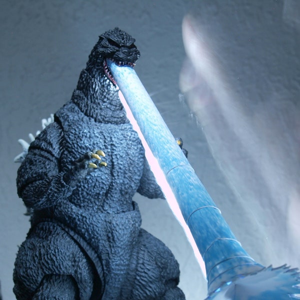 Papercraft Godzilla Atomic Breath Effect Part (blue) Super Easy to Build!