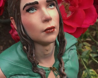 Custom Emilia Clarke Daenerys Targaryen Bust Sculpture