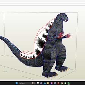 Godzilla 1985 DIY Papercraft Model