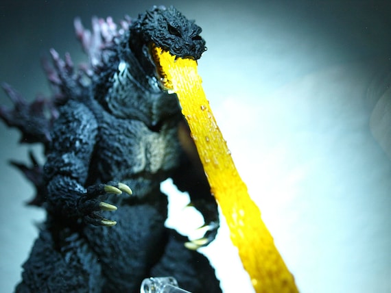 S.H. Monsterarts Godzilla 2000 Custom Yellow Atomic Breath - Etsy