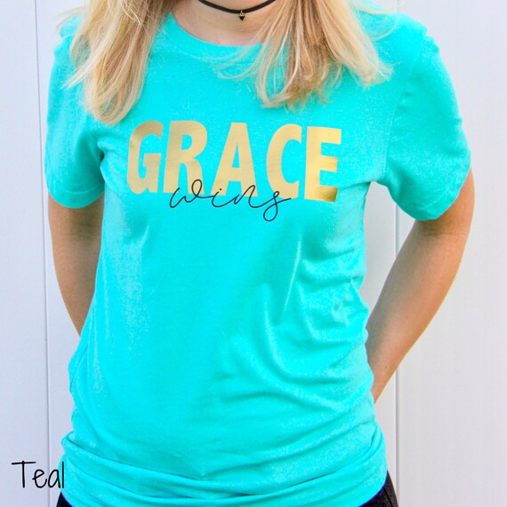 Grace Wins Biblical Womens Shirts 