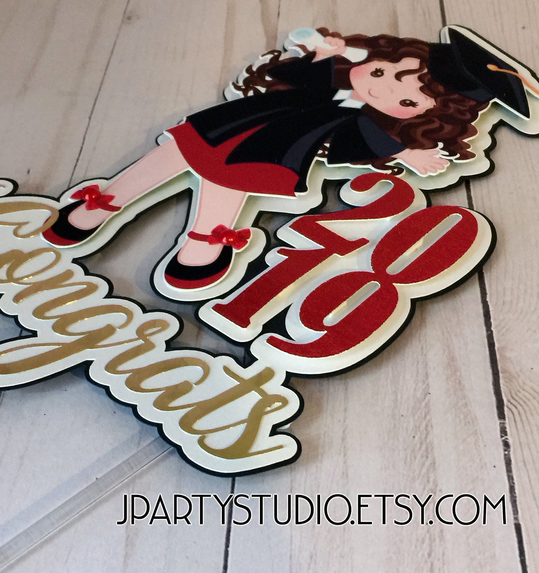 Graduation Cake topper Graduate centerpiece graduation Etsy