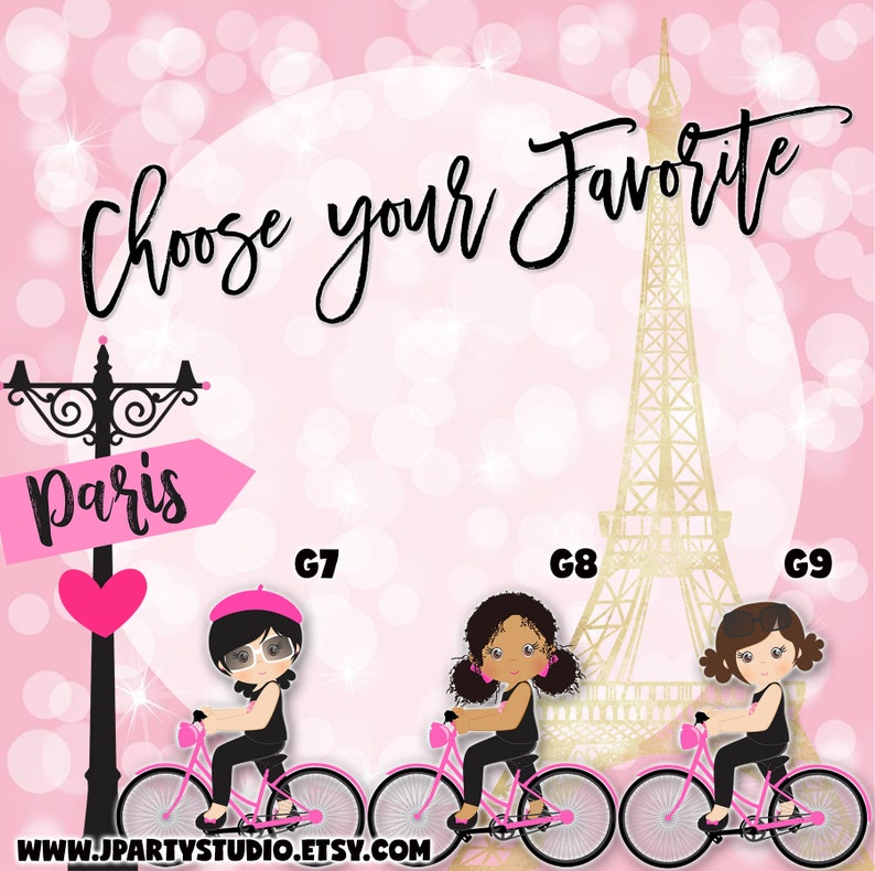 Paris Inspired Cake Topper Paris Cake Topper Girls Birthday Etsy