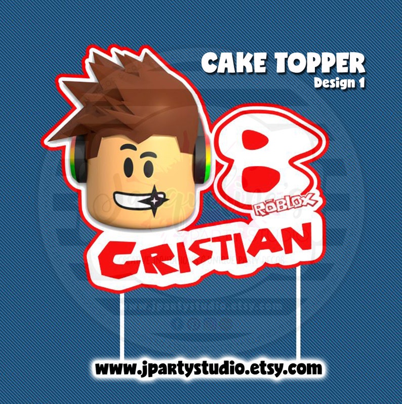 Video Game Cake Topper Boys Cake Topper Video Game Party -