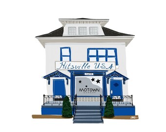 Motown Museum Art Print: Detroit Music History, Hitsville USA