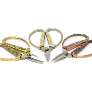 Crane Embroidery Scissors | Sewing Scissors | Thread Snips | Cute Scissors for Embroidery, Cross Stitch, Quilting