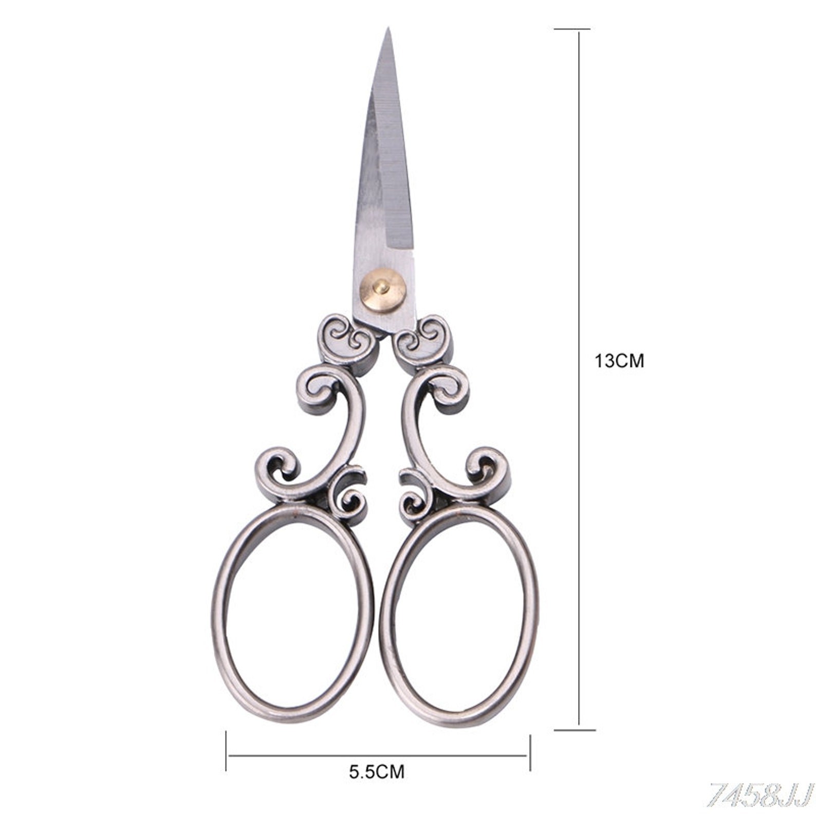 Antique Style Embroidery Scissors Vintage Scissors Cute Etsy