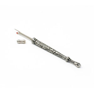 Large Seam Ripper Large Victorian Style Seam Ripper with Engraved Floral Handle image 3