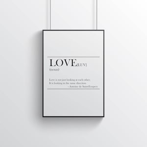 Love, Printable Minimalist Wall Art, Quote Art, Black and White Print,Best Selling Items, Most Popular Items, wall art quote &quot;love&quot; Poster