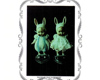 Thurlow & Nordquist BUNNY LOVE Knit Dress and Romper with Panties Pattern 2 in 1 INSTANT Download 6" KDF281