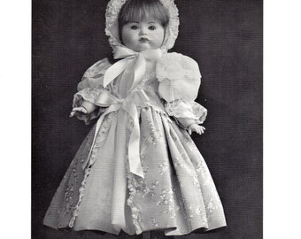 SA-87 Deanne SFBJ 252 22.5 inches Shirley's Doll Dress Pattern INSTANT DoWNLOAD
