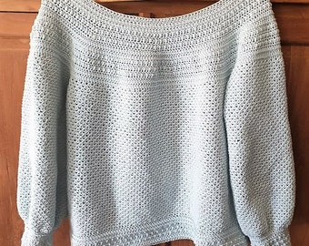 Aqua Spring Sweater